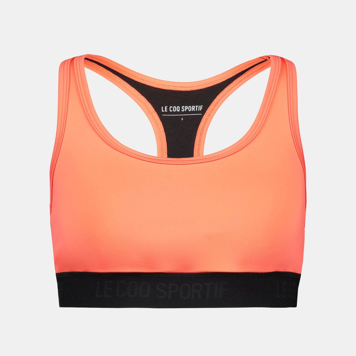 Brassière orange perf, LE COQ SPORTIF