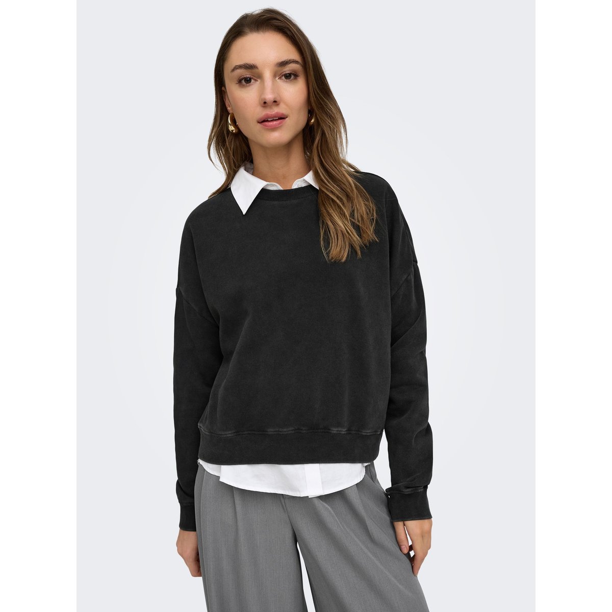 Sweat-Shirt black 1, ONLY