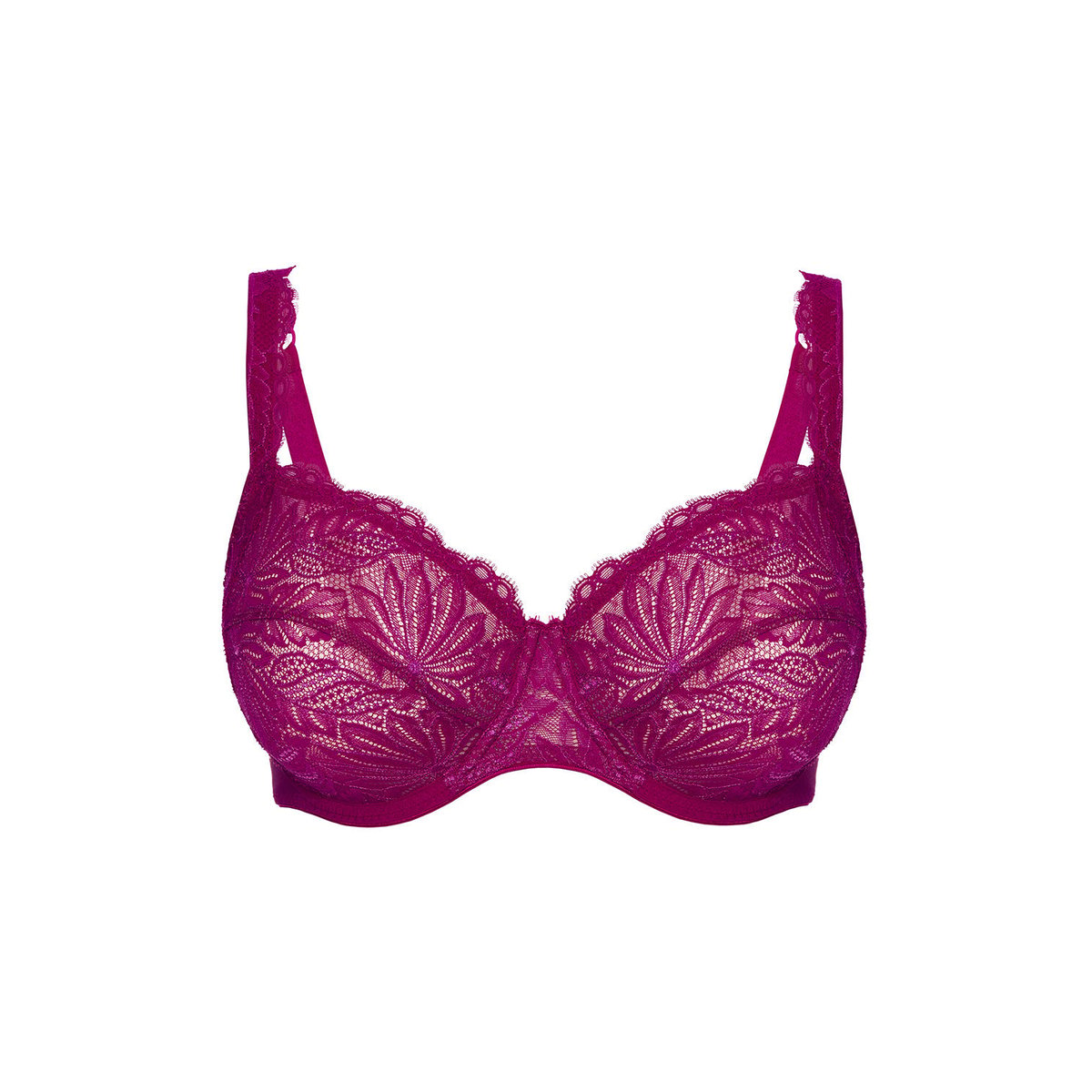 Soutien-gorge avec armature decollete carre, EXOTICA rose, SIMONE PERELE