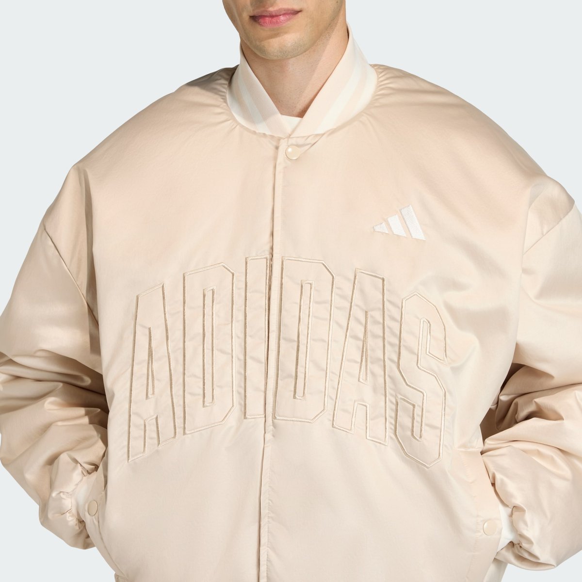 Veste Bomber Isolant Stadium Veste Bomber Isolant Stadium crystal linen, ADIDAS SPORTSWEAR