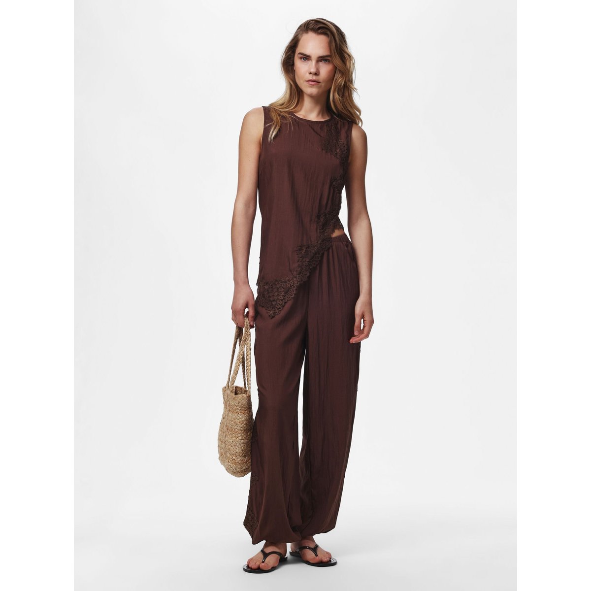 Top Sans Manches marron - hot fudge1, PIECES