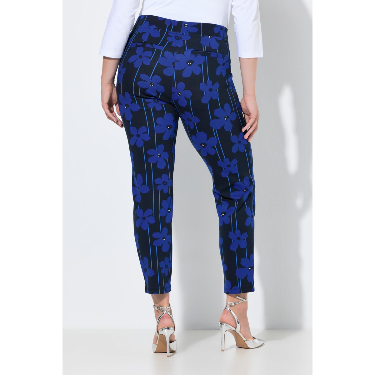 Pantalon point de Rome marine, ULLA POPKEN