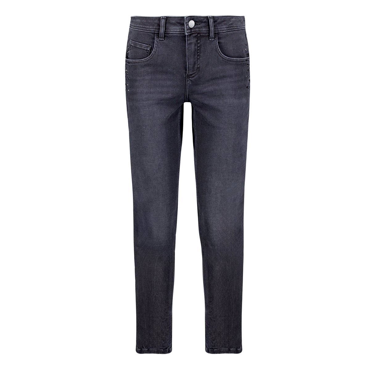Jean stretch à effet délavé black denim, BETTY BARCLAY
