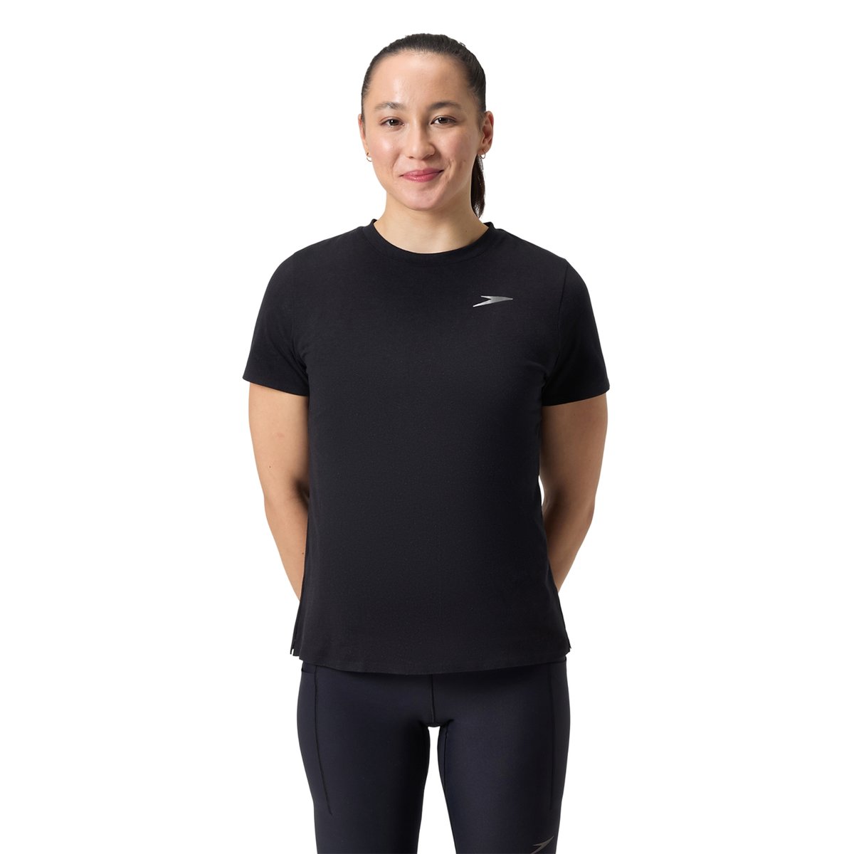 T-shirt manches courtes motif/style logo PRO noir, SPEEDO