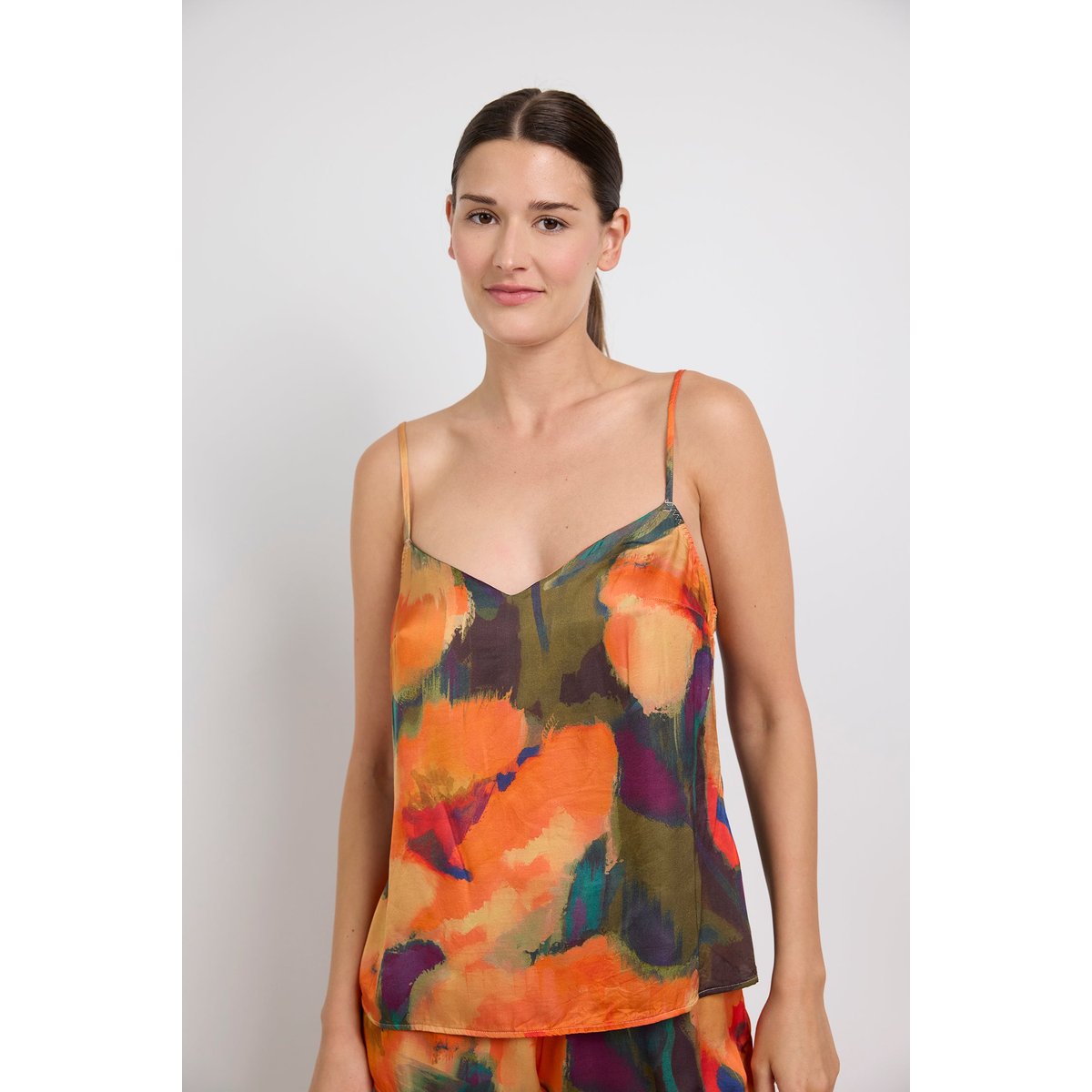 Top en viscose imprimé PARADISE gypsy garden, MAISON LEJABY