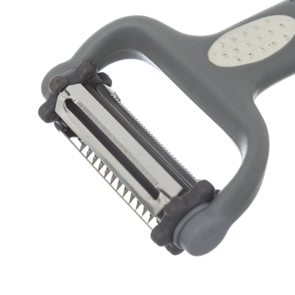 Éplucheur rasoir 3 lames ESSENTIELS gris clair, 5FIVE SIMPLY SMART