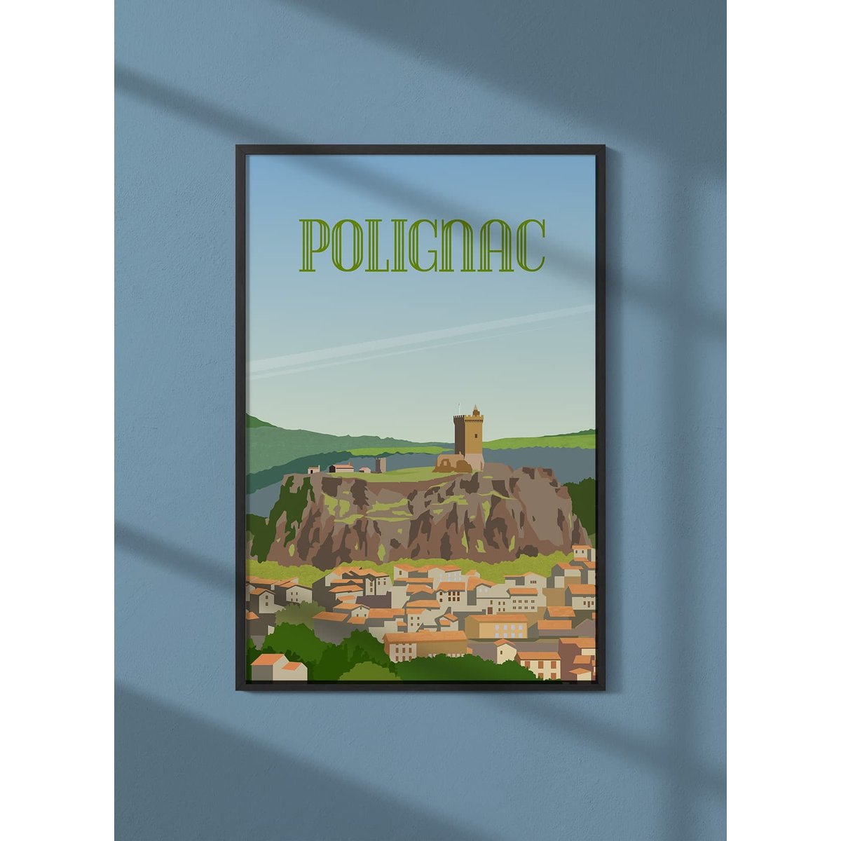 Affiche ville de Polignac blanc, L'AFFICHERIE