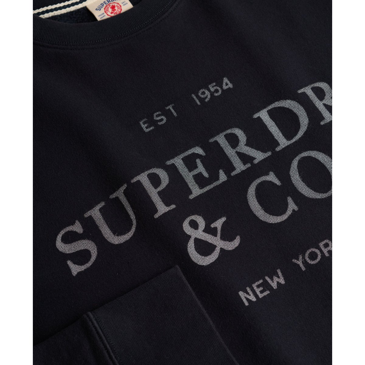 Sweat 1954 Company Coupe Décontractée bleu marine foncé, SUPERDRY