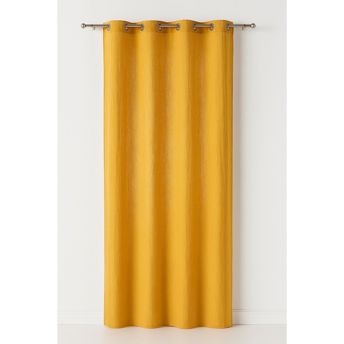 Voilage polyester uni, Brez safran, C DESIGN HOME TEXTILE