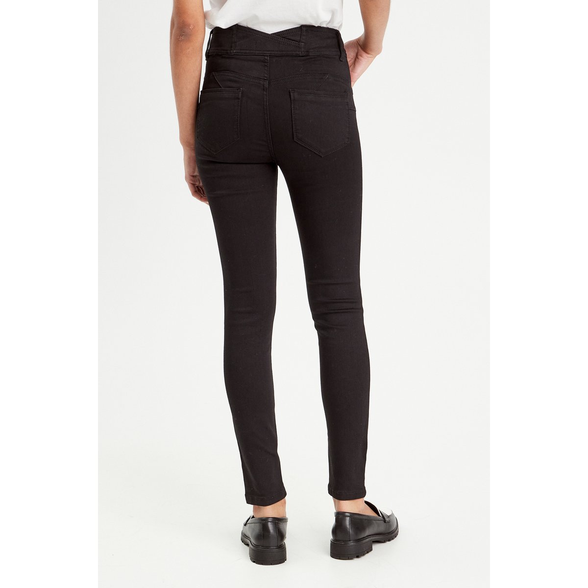 Jeans slim push-up denim noir, CACHE CACHE