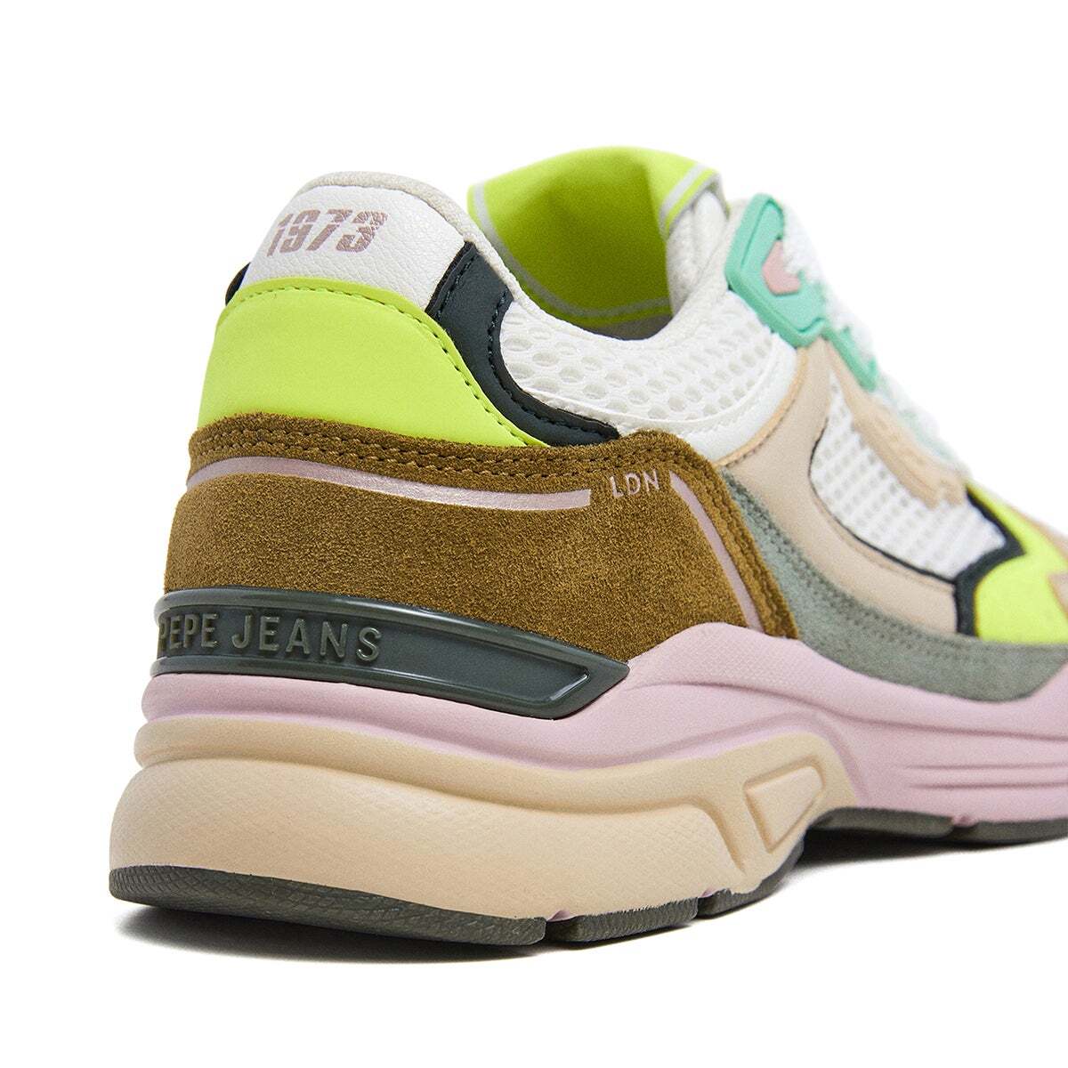 Baskets Combinés vert clair, PEPE JEANS