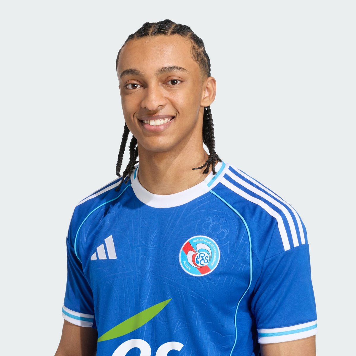 Maillot Domicile Rc Strasbourg 25/26 Maillot Domicile Rc Strasbourg 25/26 royal blue, adidas Performance