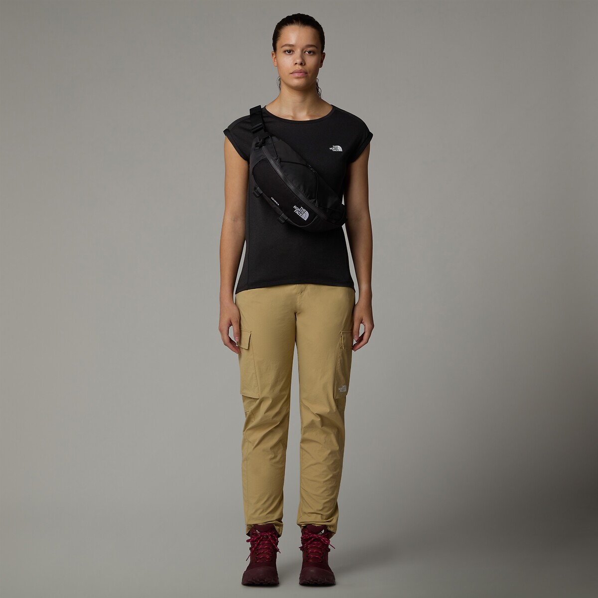 T-shirt de sport manches courtes Tanken noir, THE NORTH FACE