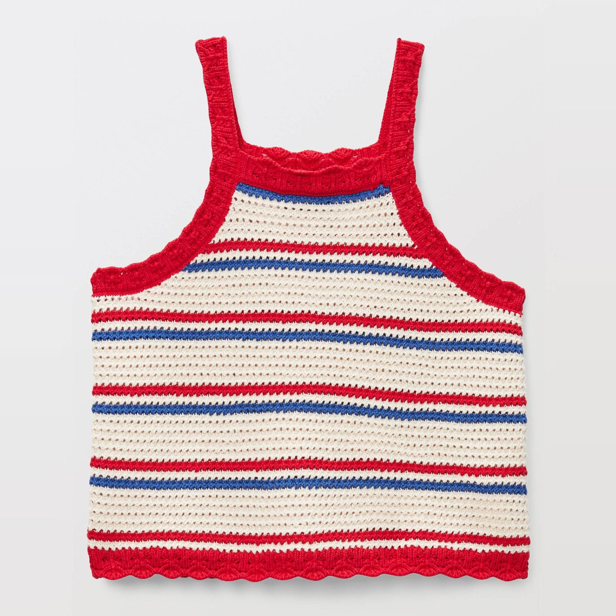Top en crochet butter cream, MONOPRIX