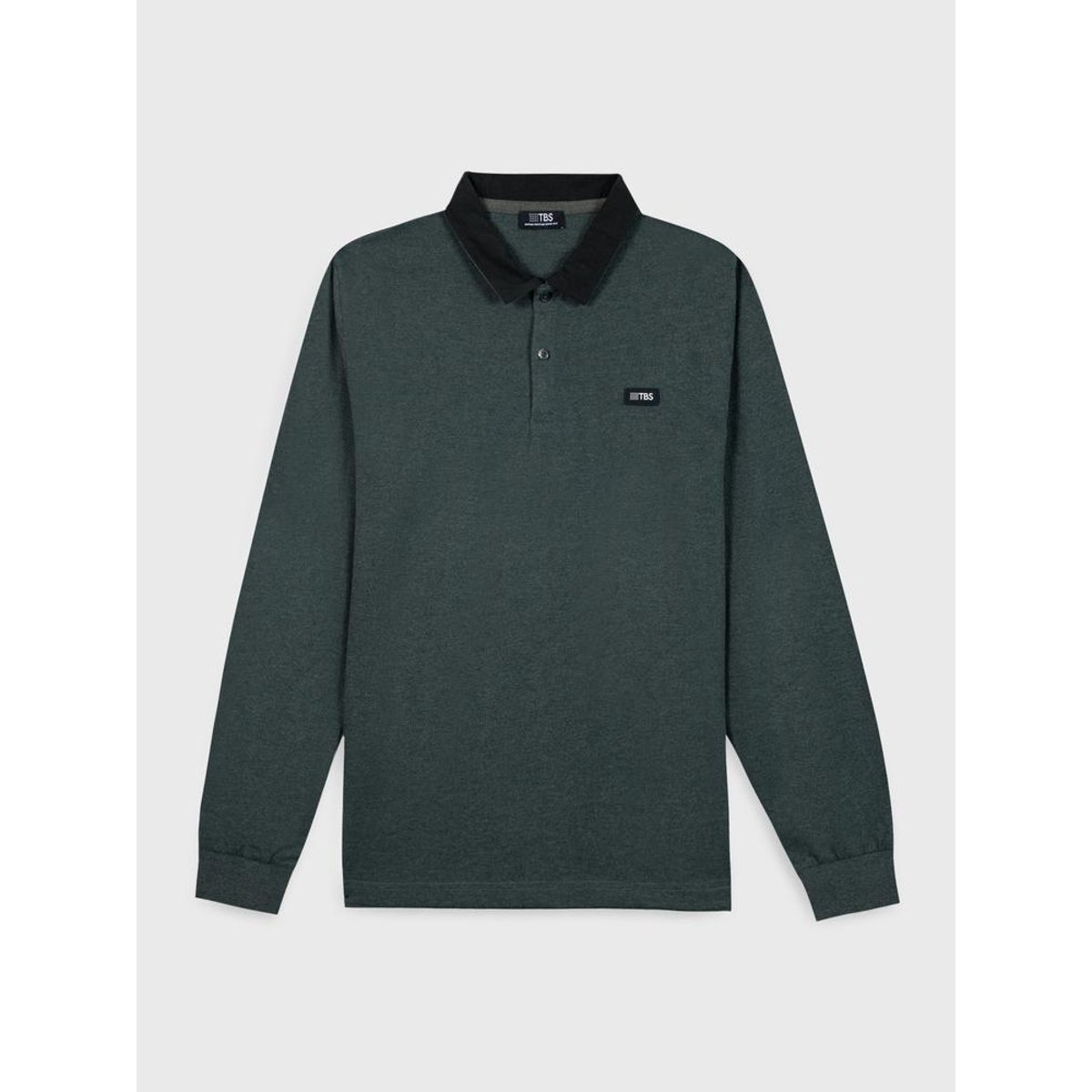Polo manches longues PEKANPOL sapin, TBS