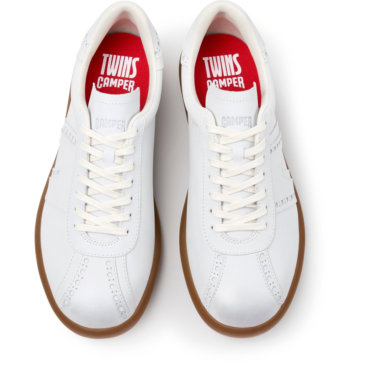 Baskets Pelotas Soller Smooth Leather blanc naturel 003, CAMPER
