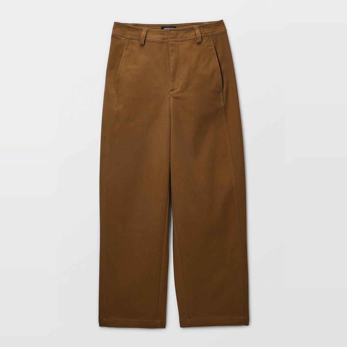 Pantalon barrel avec poches côtés en coton BIO GOTS parka, MONOPRIX