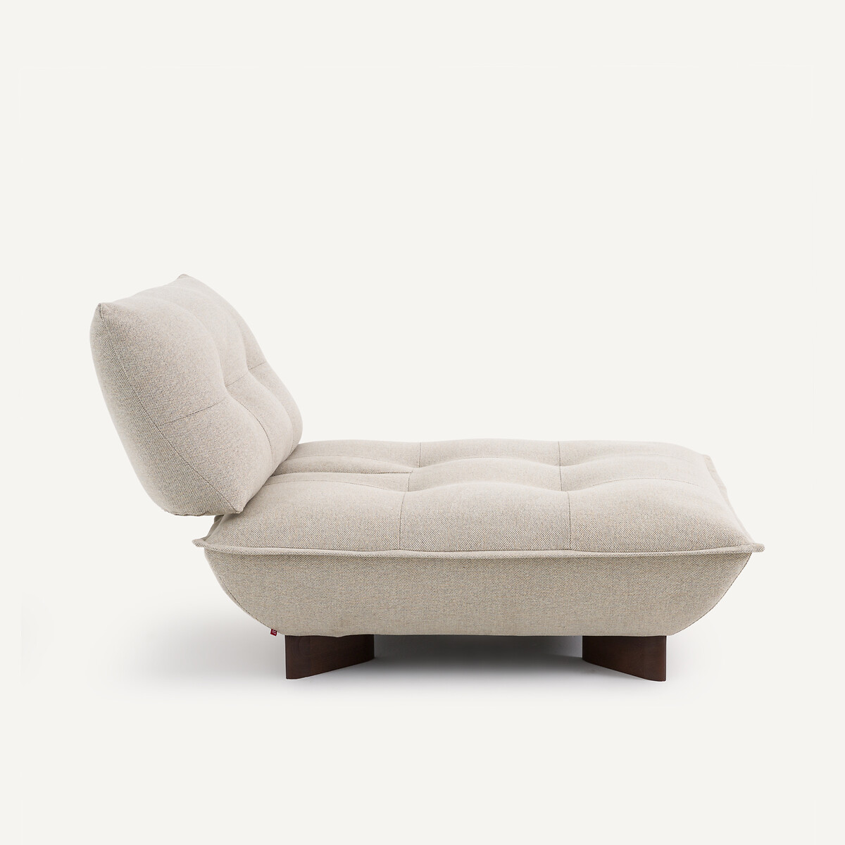 Chauffeuse modulable en tweedé, KAORI naturel/gris clair, AM.PM