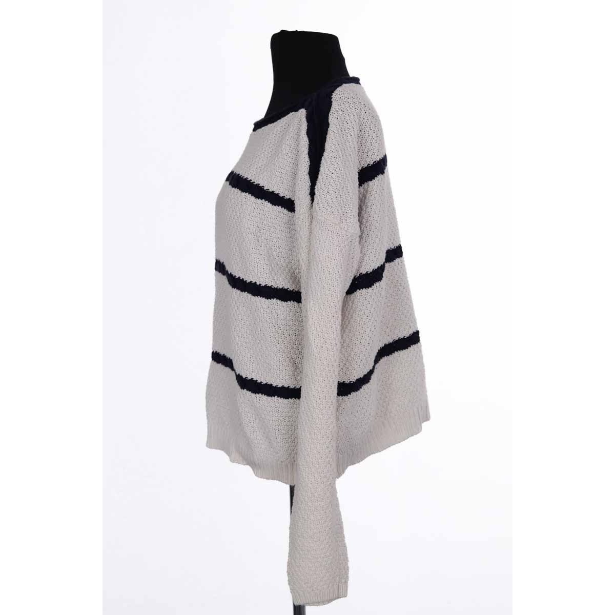 Pull - Très Bon État blanc, SEZANE