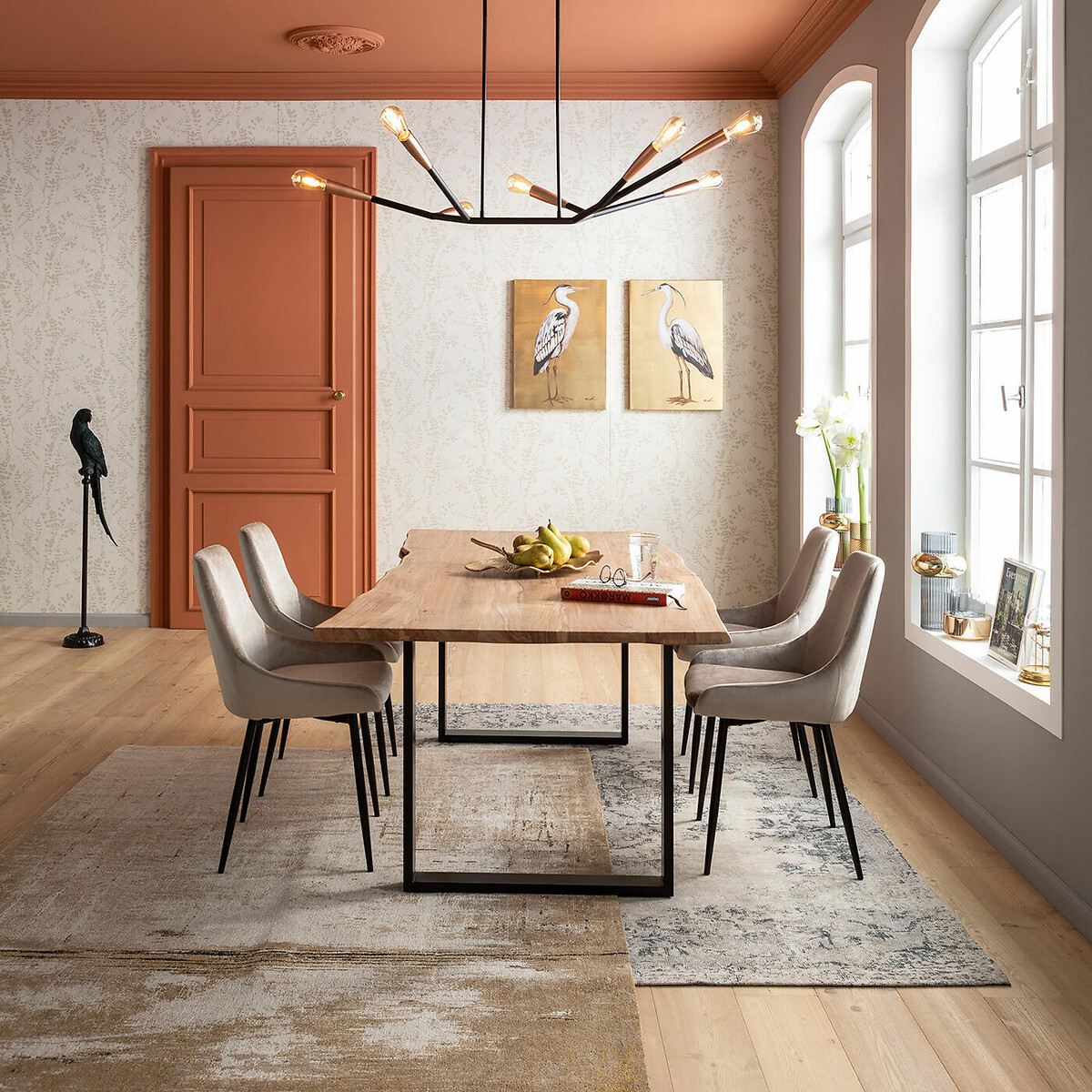 Stuhl East Side Champagne schwarz, KARE DESIGN