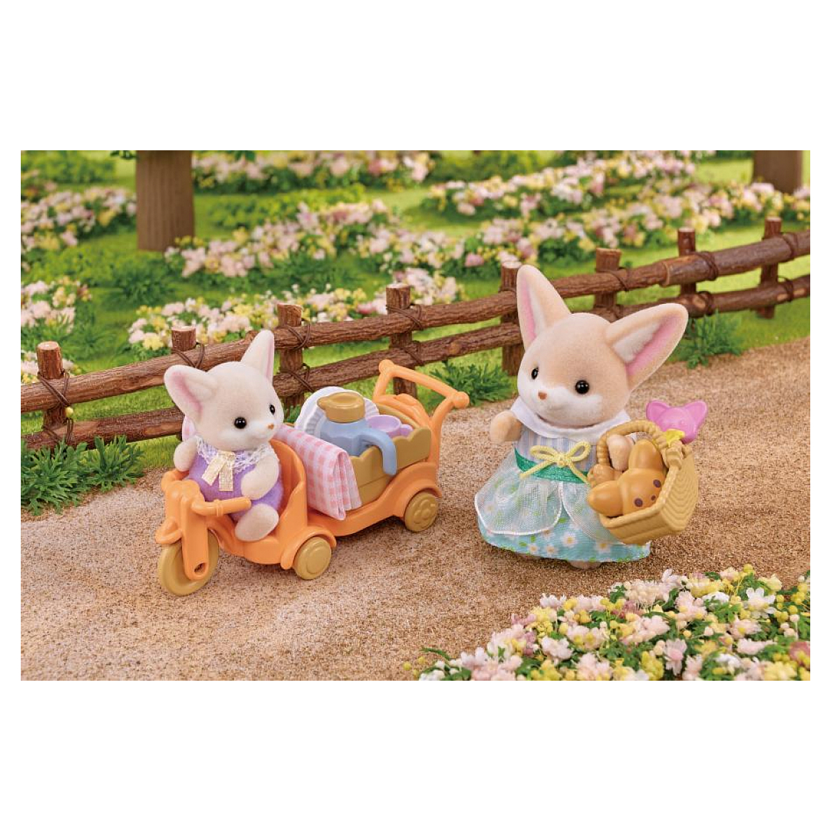 Le set de pique-nique des freres et soeurs fennec v002226, SYLVANIAN FAMILIES