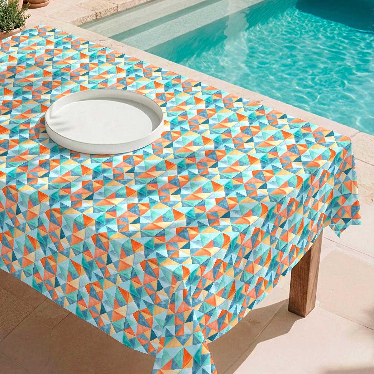 Nappe anti-taches Happycircus - 100% coton - bleu, NAF NAF HOME