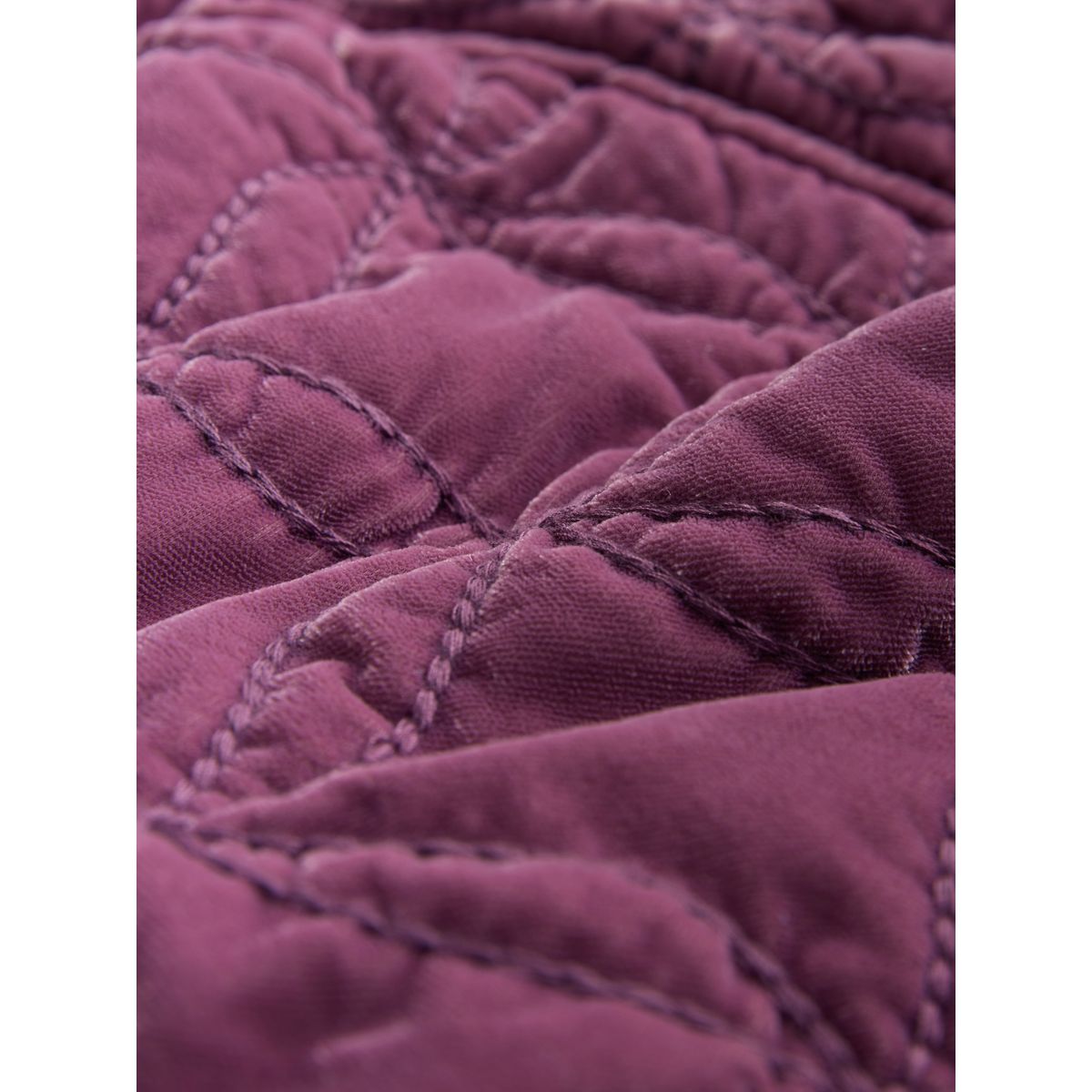 Veste matelassée en velours rose, NEXT