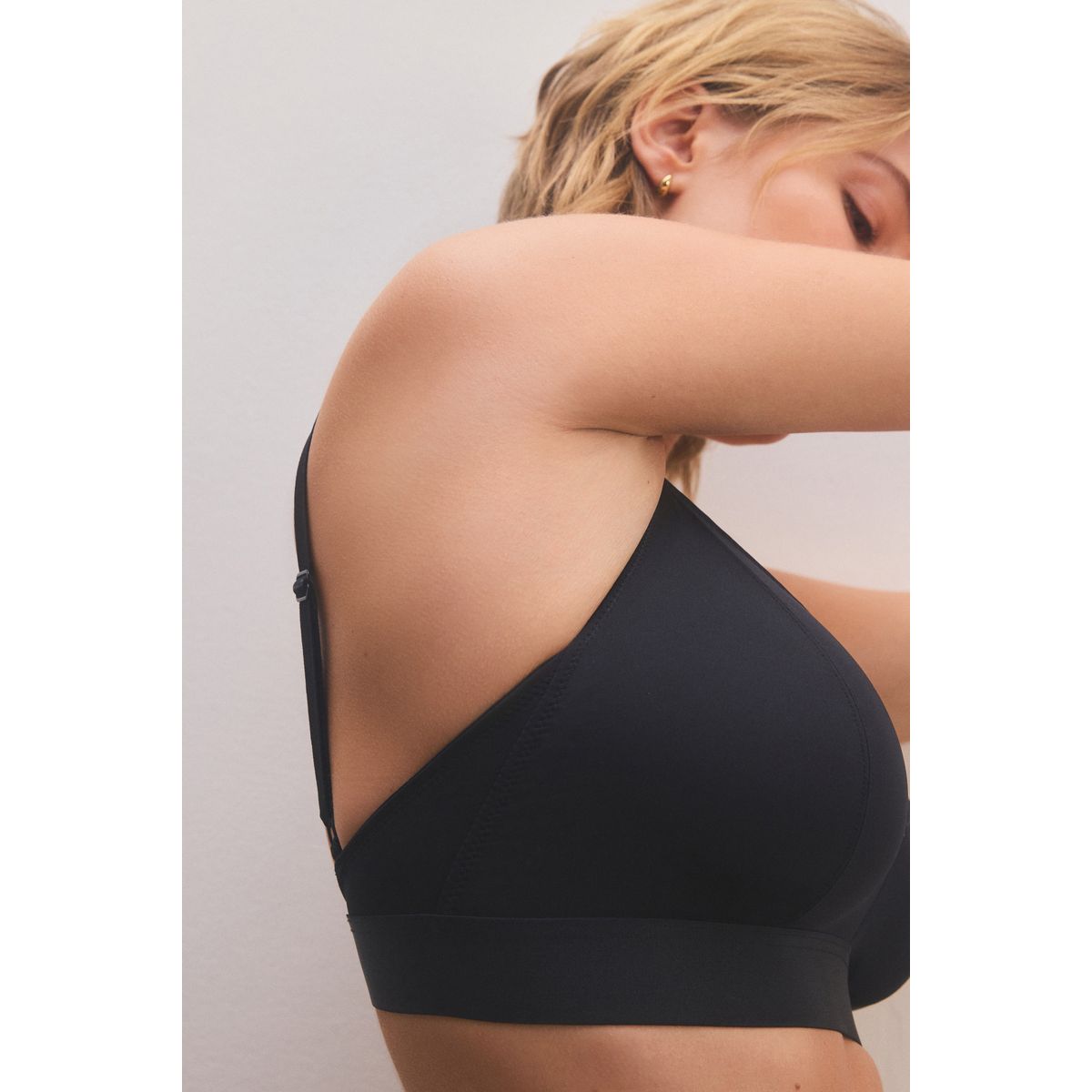 Brassière sans armatures, lot de 2 noir/chair, NEXT