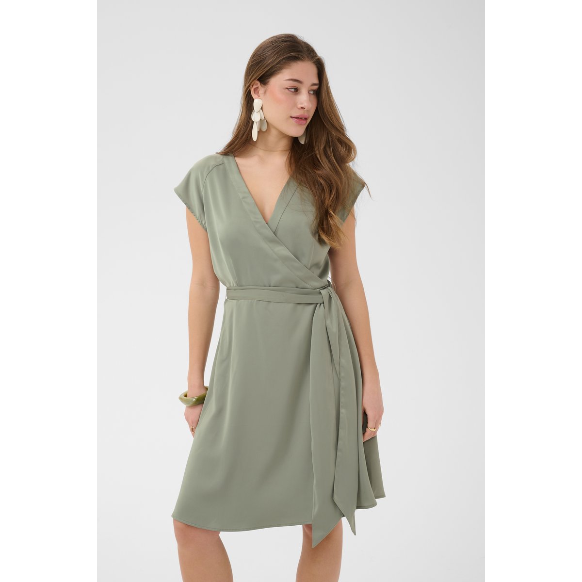 Robe vert deep lichen green, CREAM