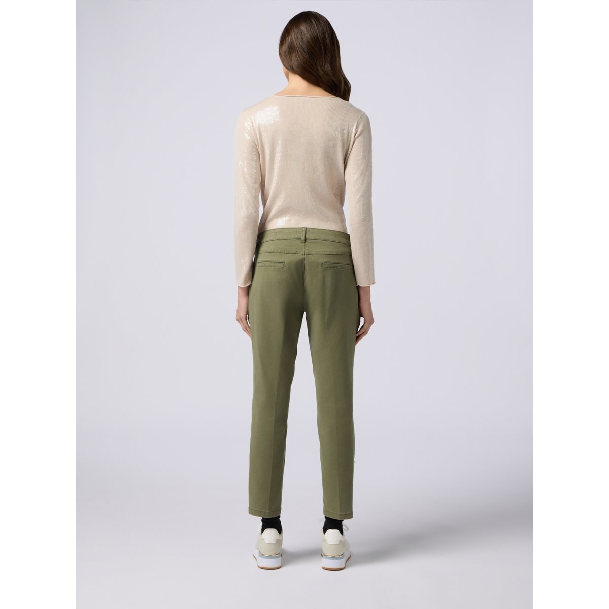Pantalon chino verde militare, OLTRE