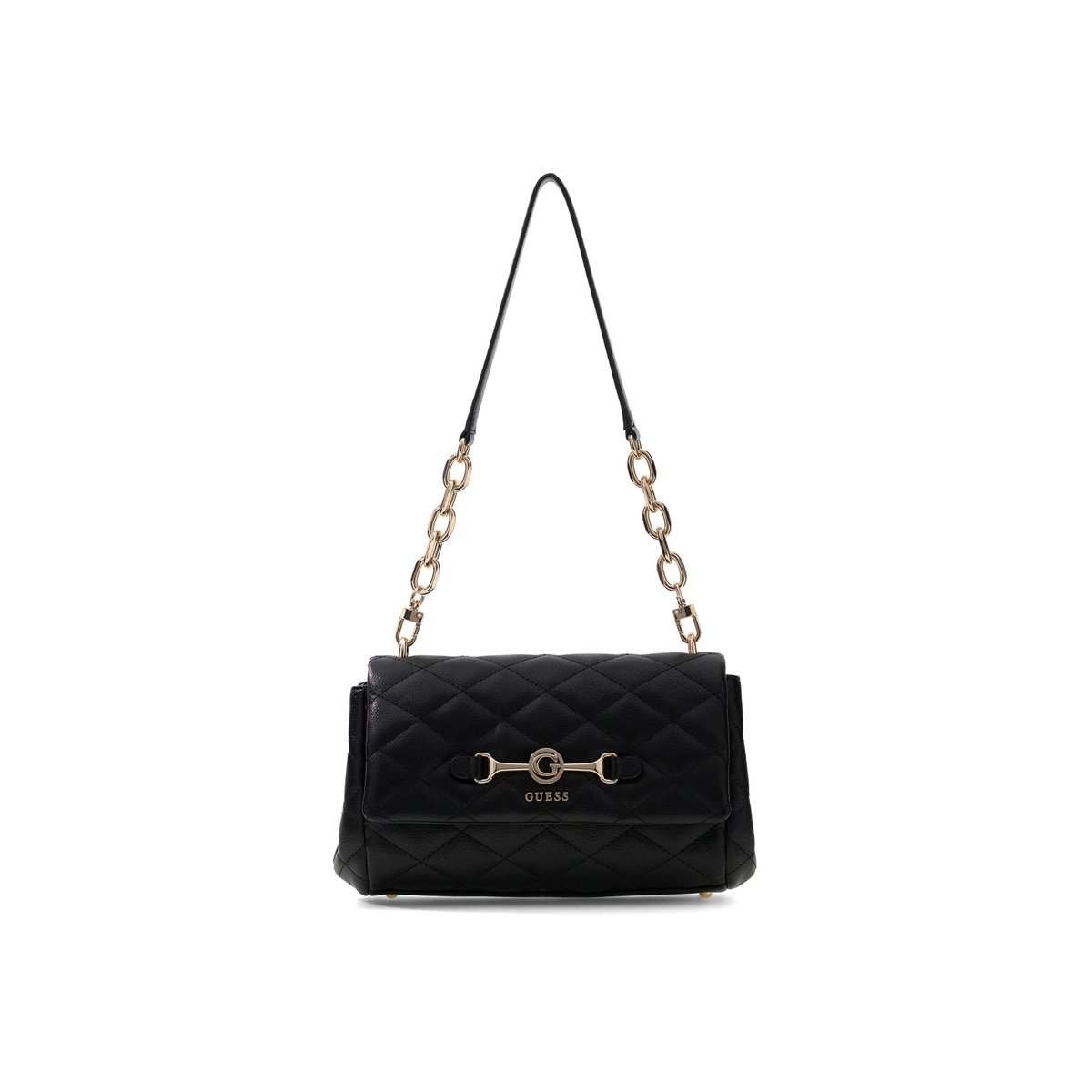 Sac À Bandoulière Matelassé Frances noir, GUESS