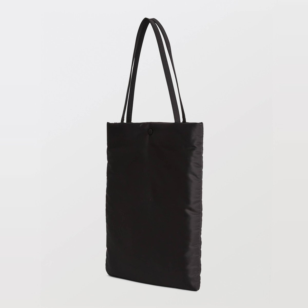Tote bag uni noir, MONOPRIX