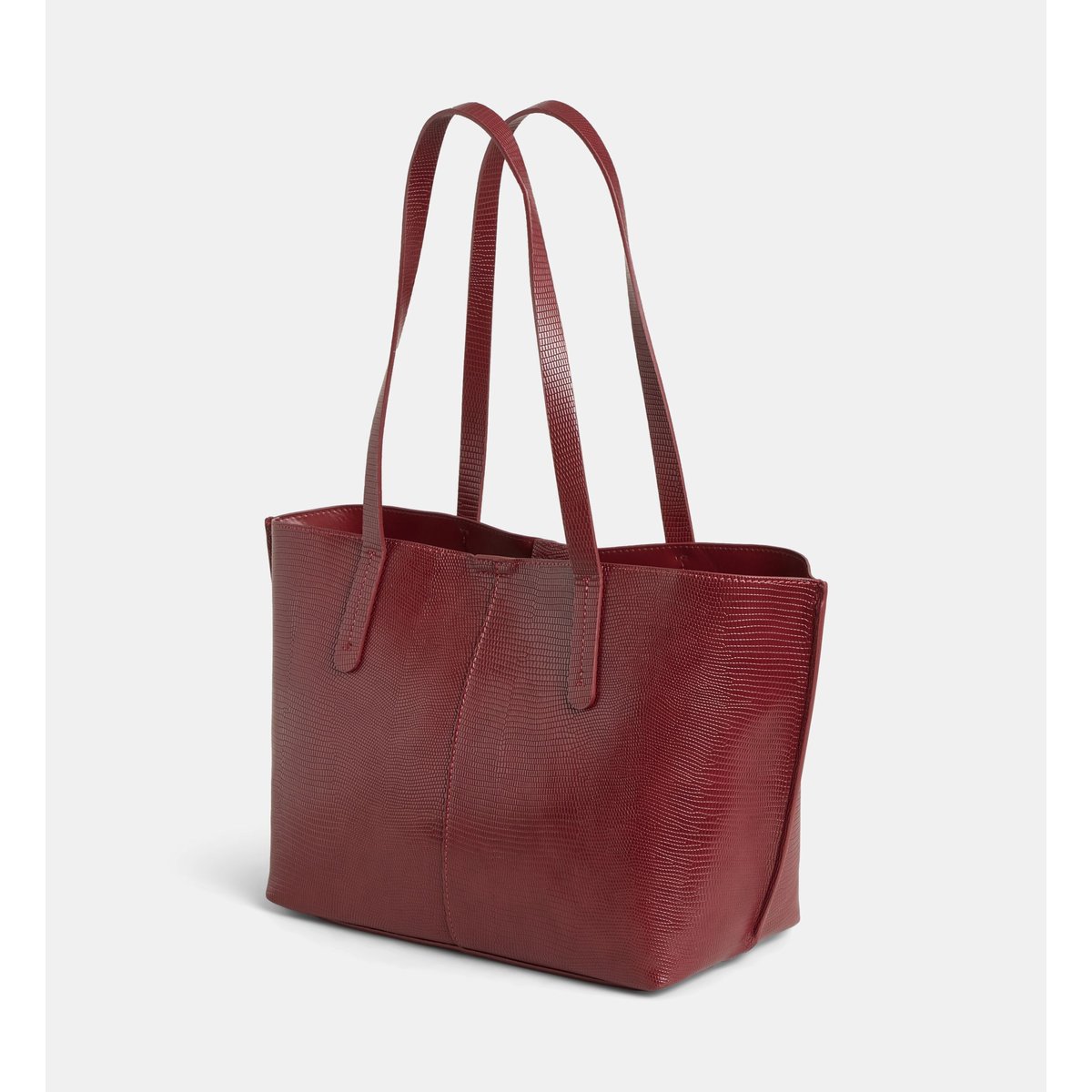 Sac cabas mini serena tejus bordeaux foncé, GALERIES LAFAYETTE
