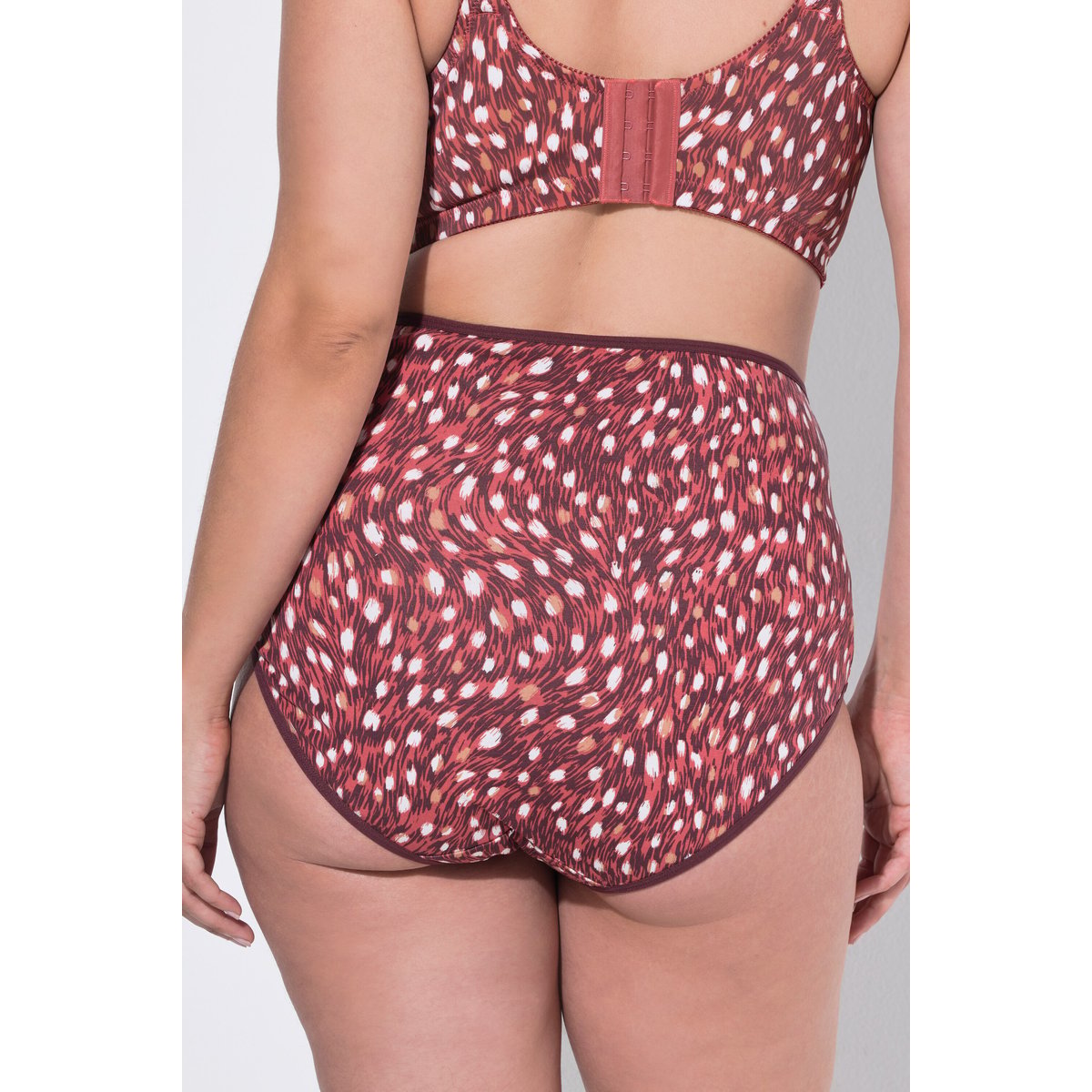 Culottes maxi, lot de 5, motif/uni feuille morte, ULLA POPKEN