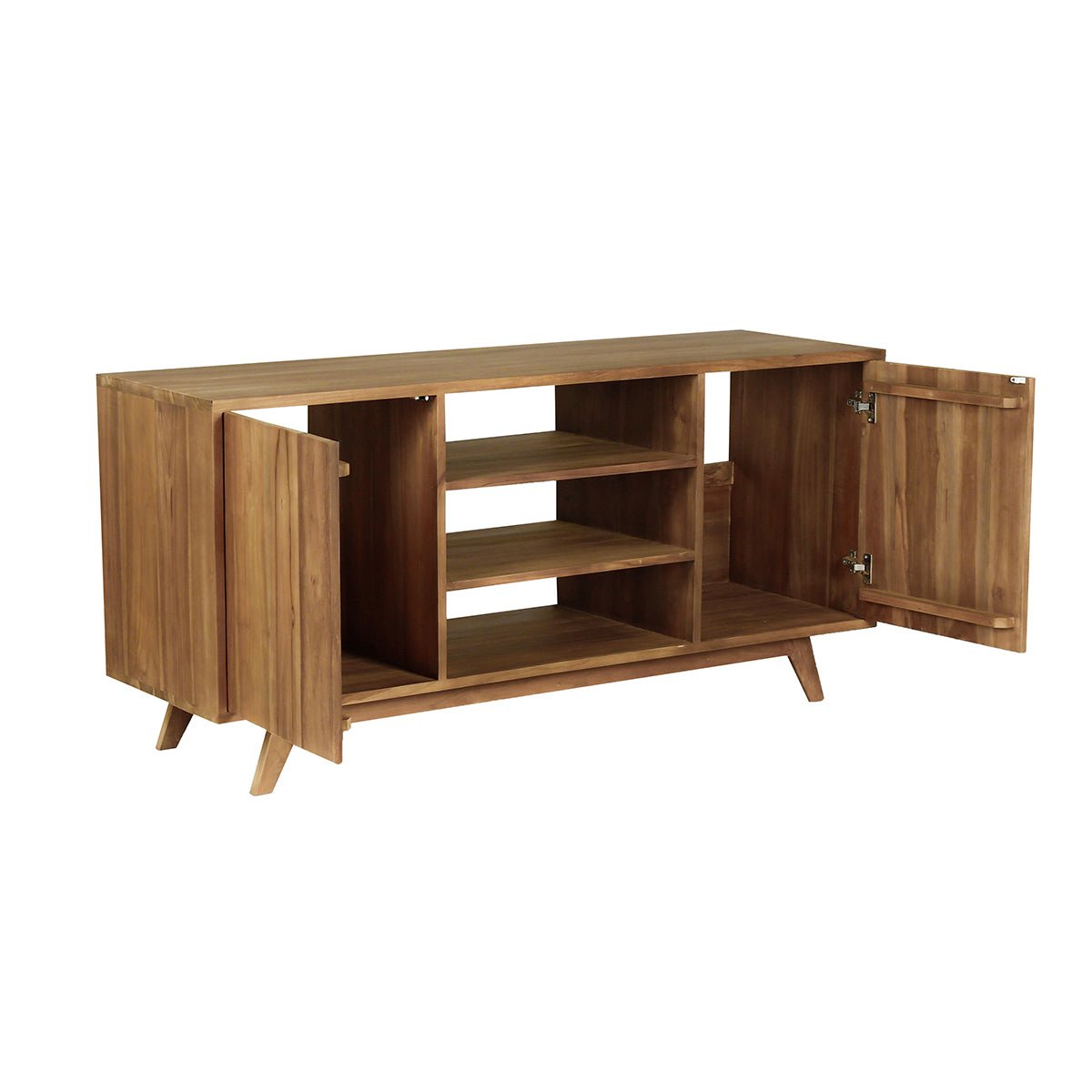 Meuble de salle de bain en teck massif 160 cm  RIO naturel, BERAH GETAH