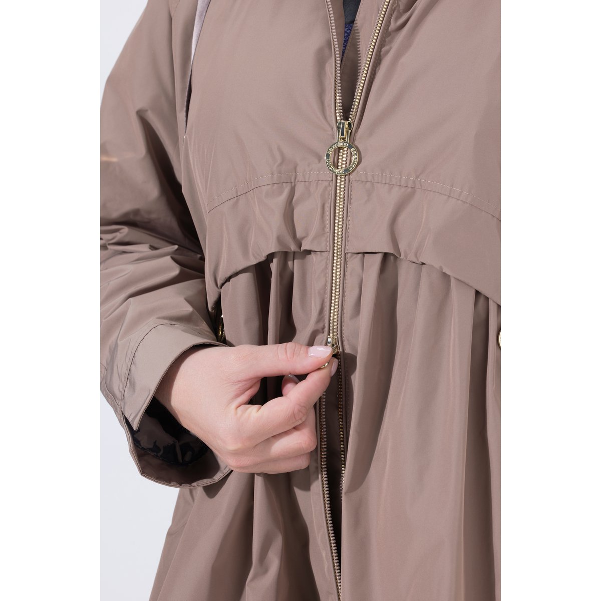 Manteau technique HYPRAR, matière déperlante marron pâle, ULLA POPKEN