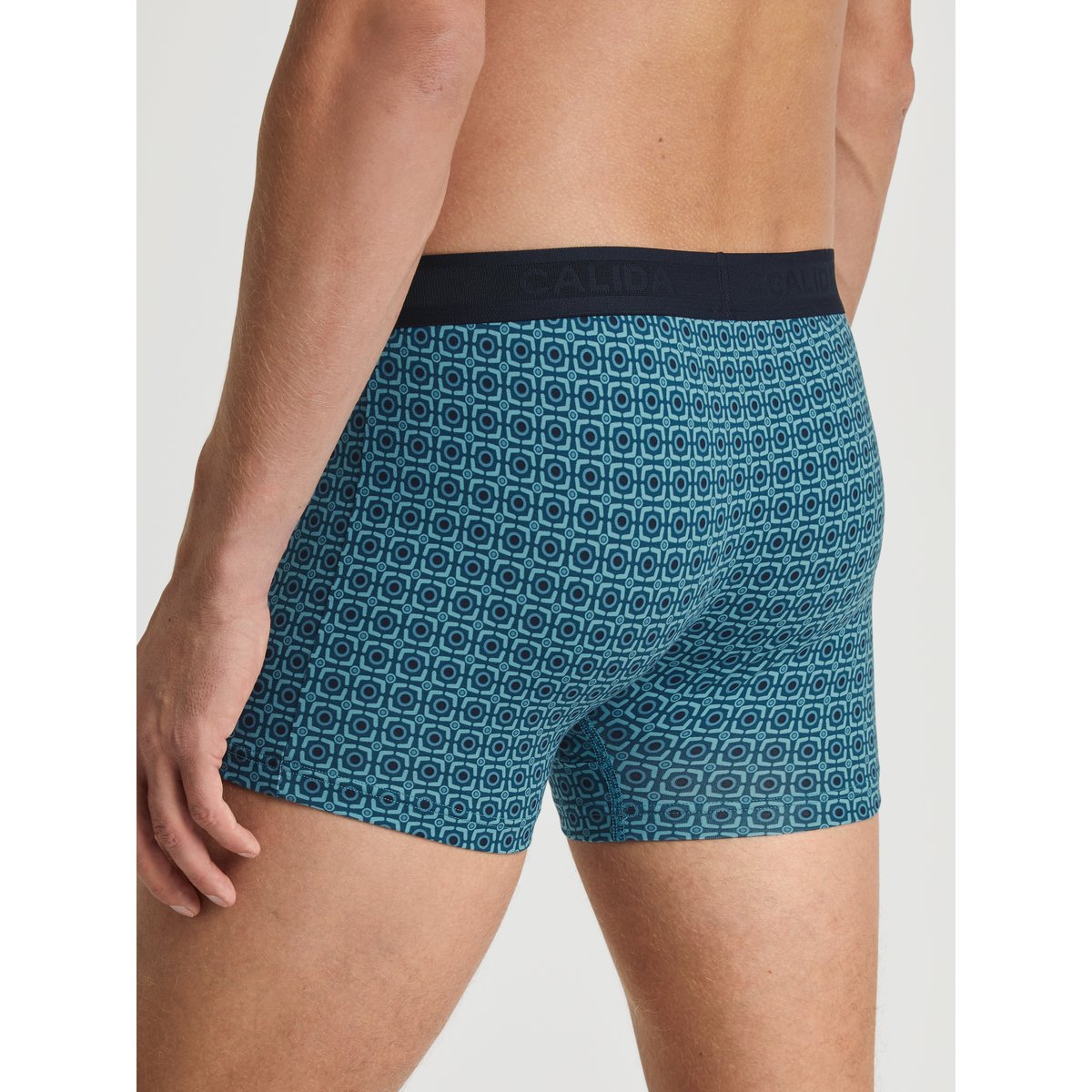Boxer brief Coton GRAFIC COTTON bleu orage, CALIDA