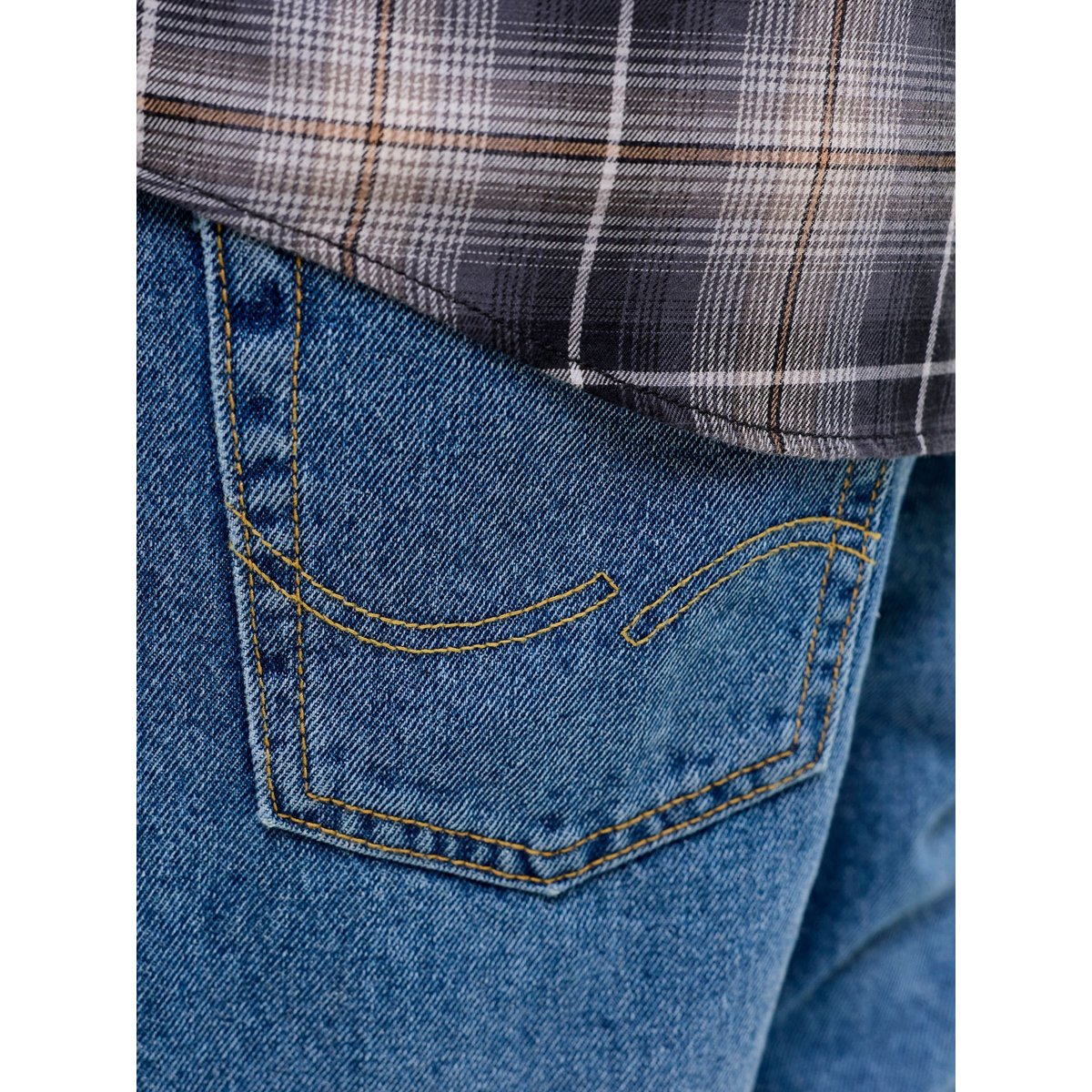 Jean Coupe Décontractée blue denim, JACK & JONES JUNIOR