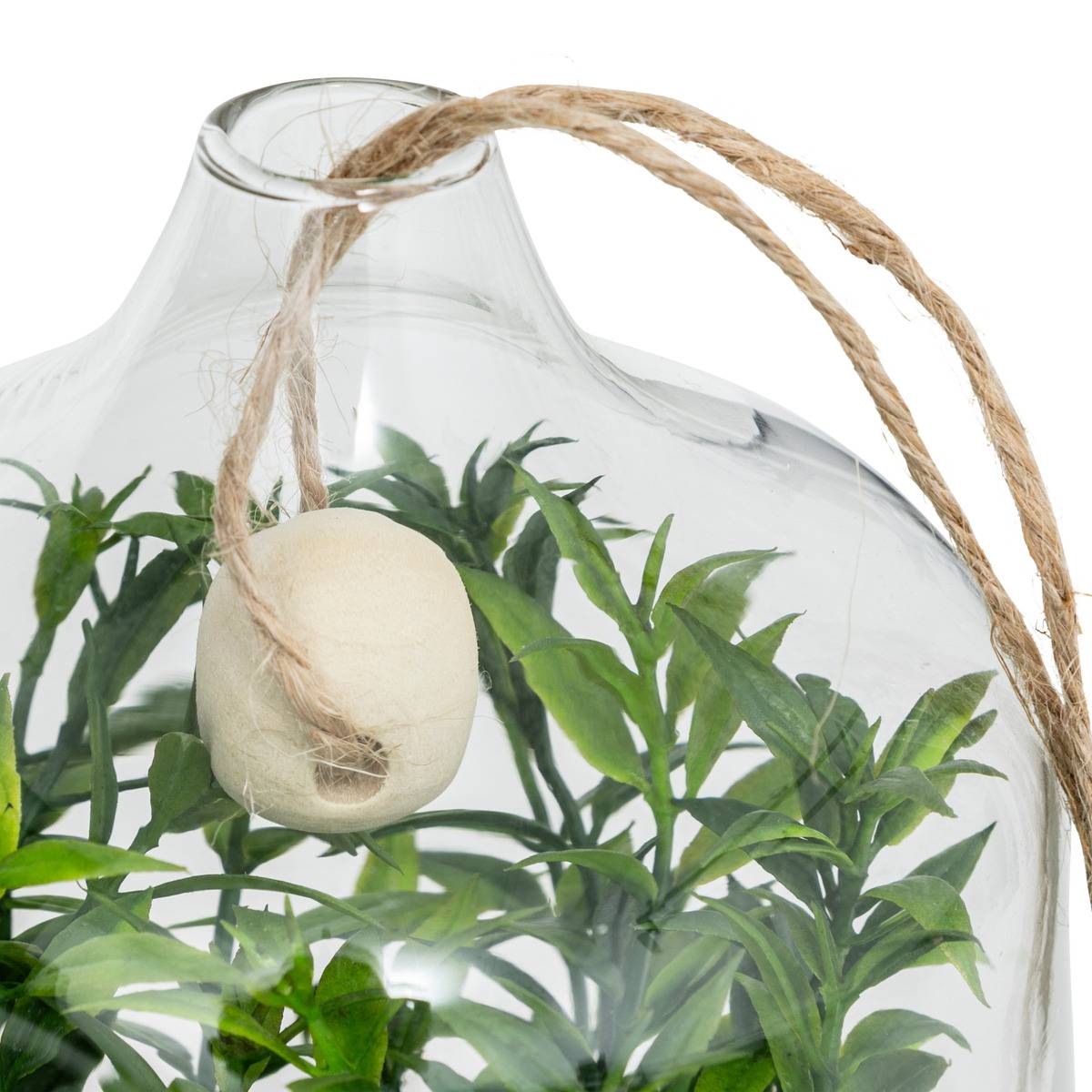 Terrarium artificiel suspendu FAMILY CORNER vert, ATMOSPHERA
