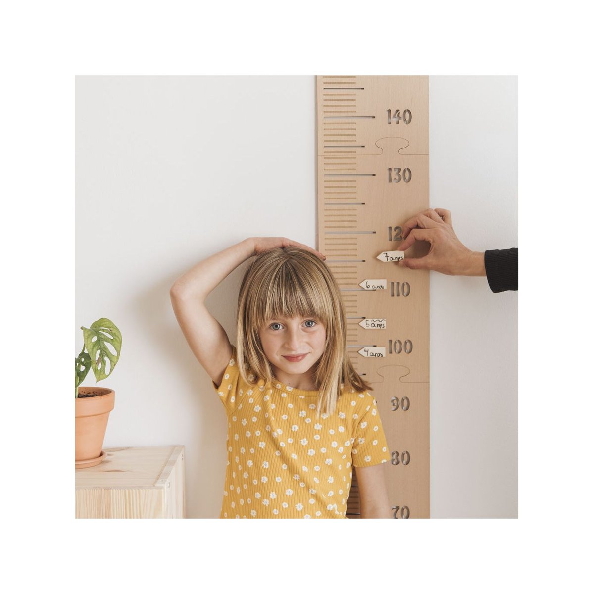 Toise pour enfant personnalisable beige, VINTIUN