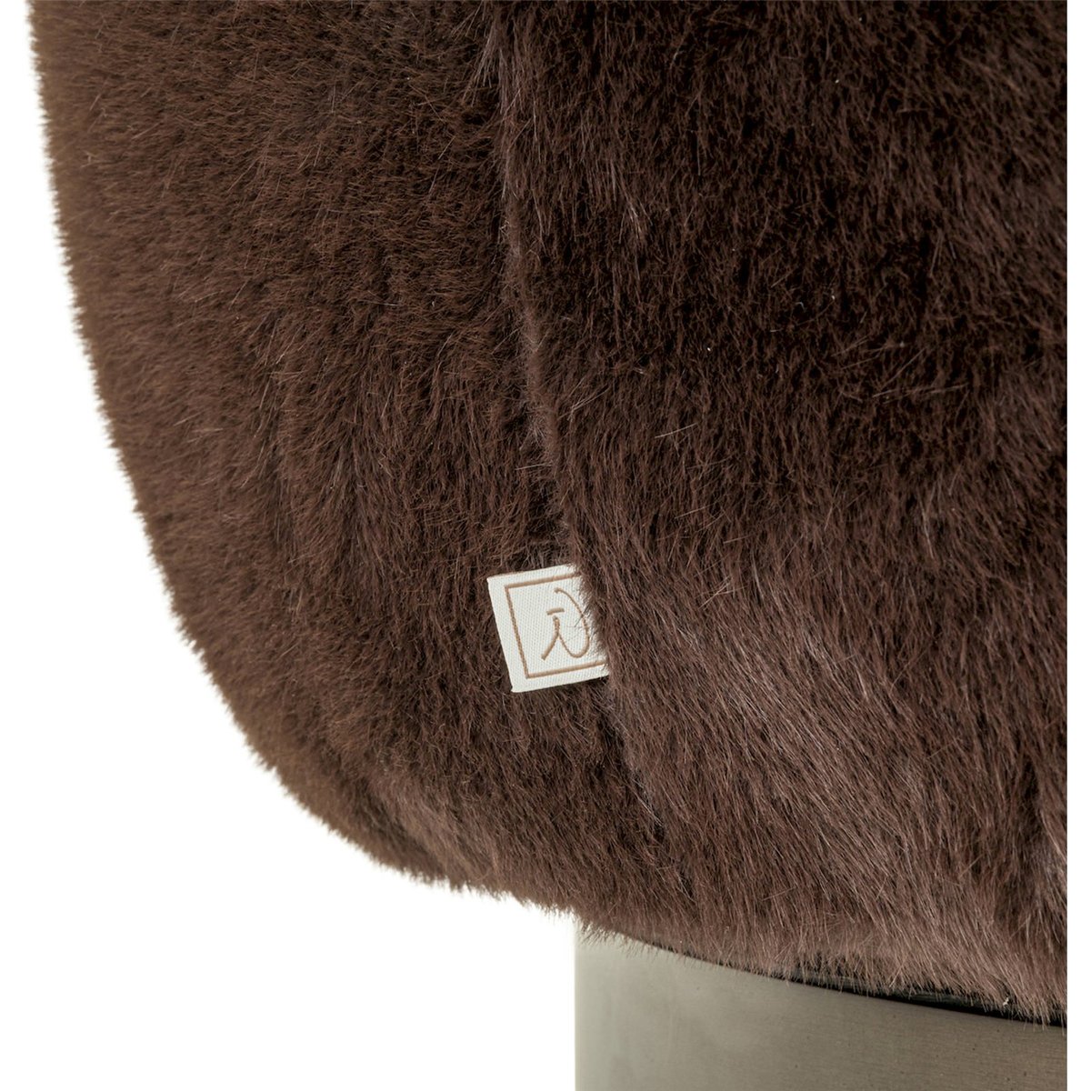Fauteuil lounge pivotant tout doux chocolat fluffy, RECOLLECTION
