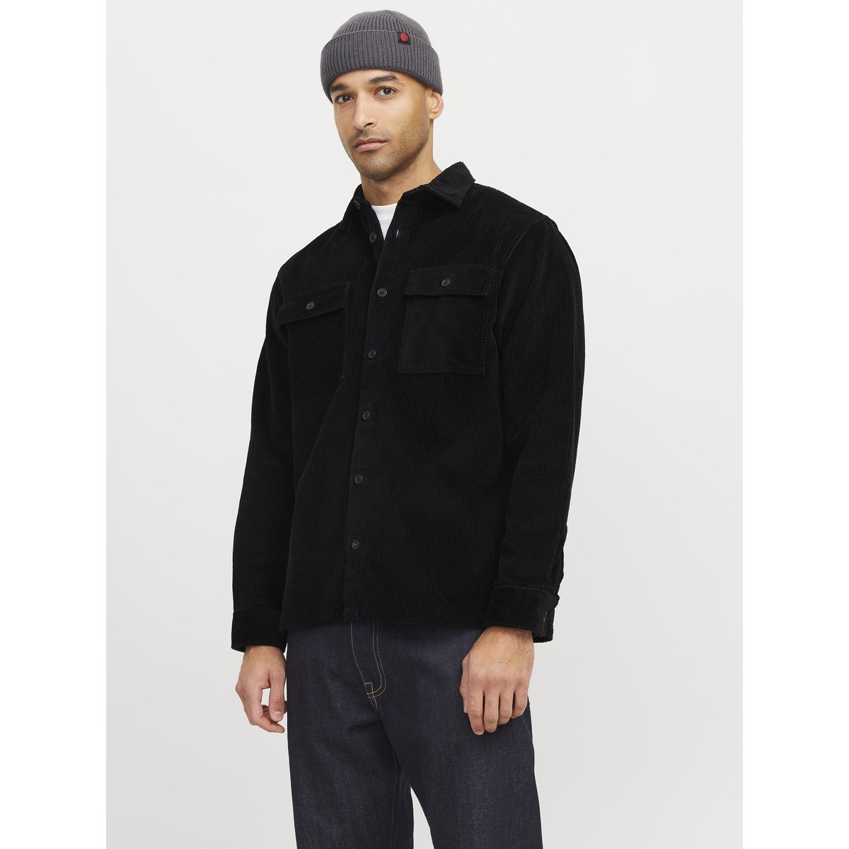 Surchemise black 3, JACK & JONES