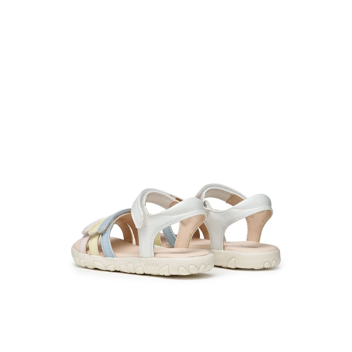 Kids Haiti Sandals white/multi-coloured, GEOX