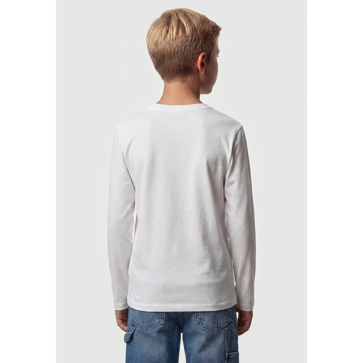 T-Shirt Avec Logo blanc, GUESS KIDS