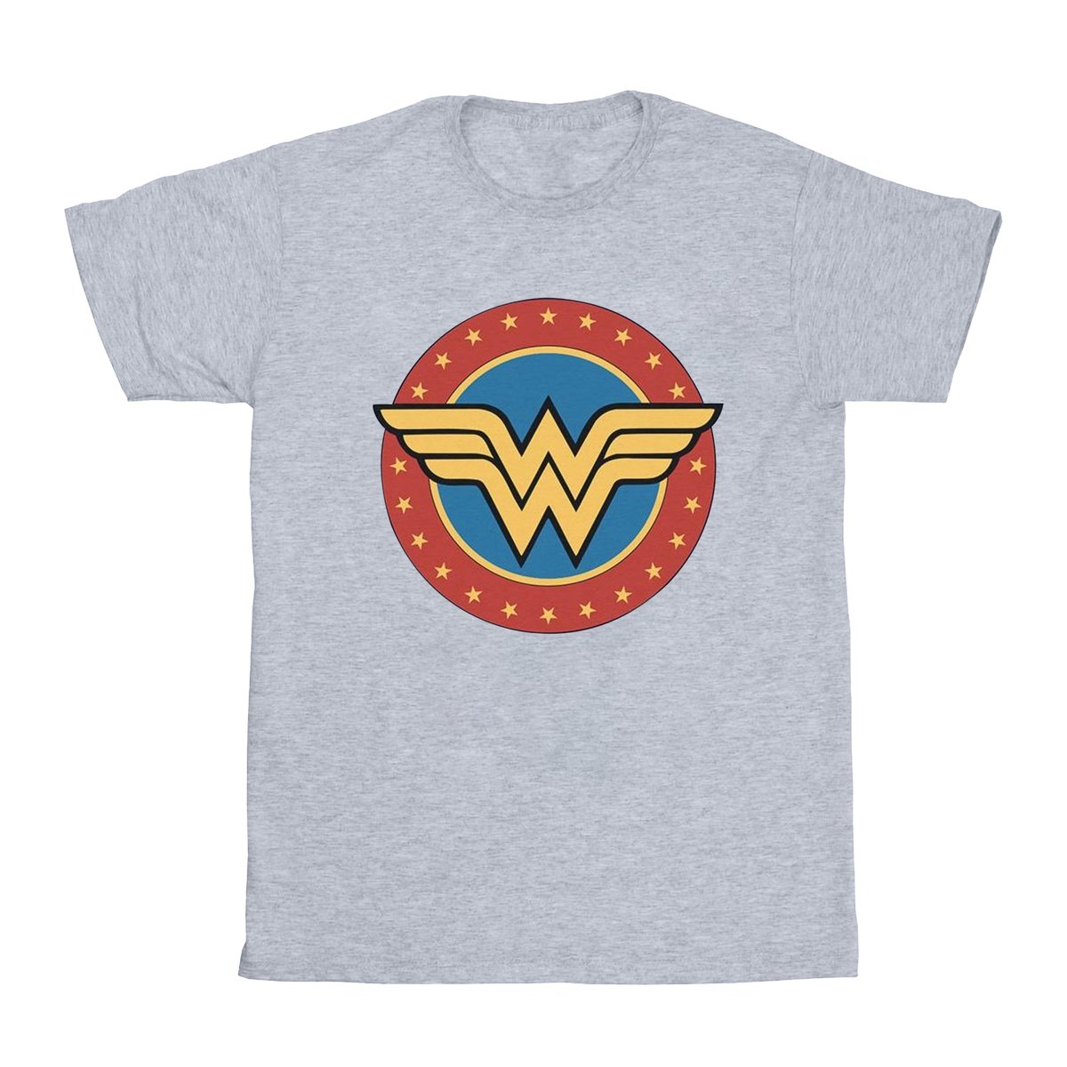 T-shirt gris chiné, WONDER WOMAN