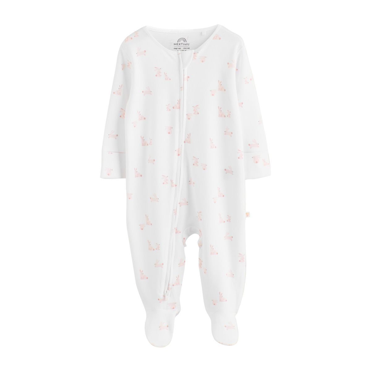Dors-bien à zip double sens bébé, lot de 3 rose, NEXT