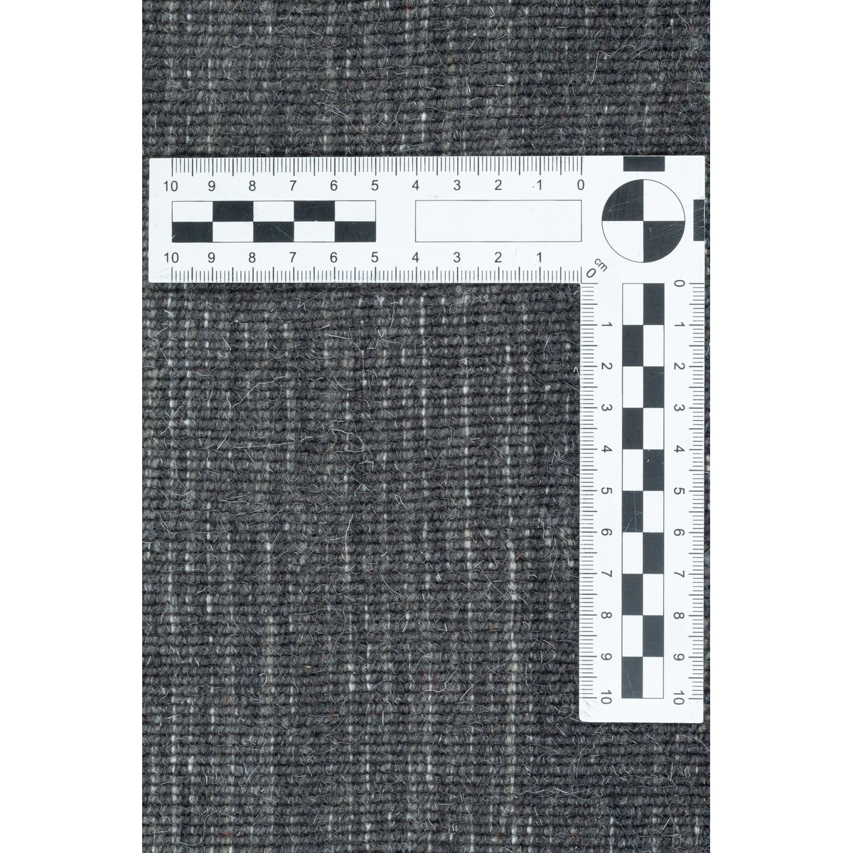 Tapis en laine vierge tissé à la main gris, THEKO