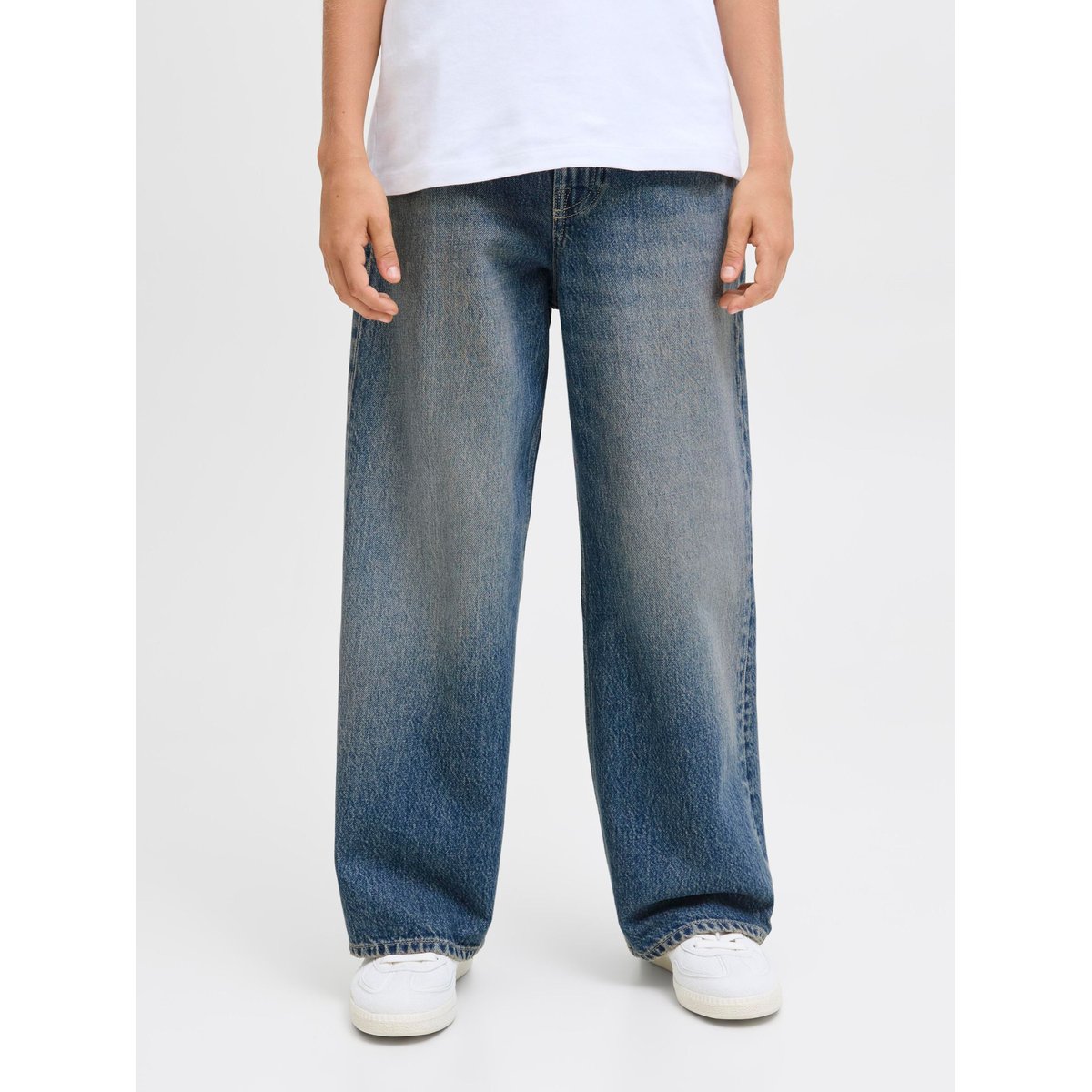 Jean À Coupe Wide blue denim, JACK & JONES JUNIOR