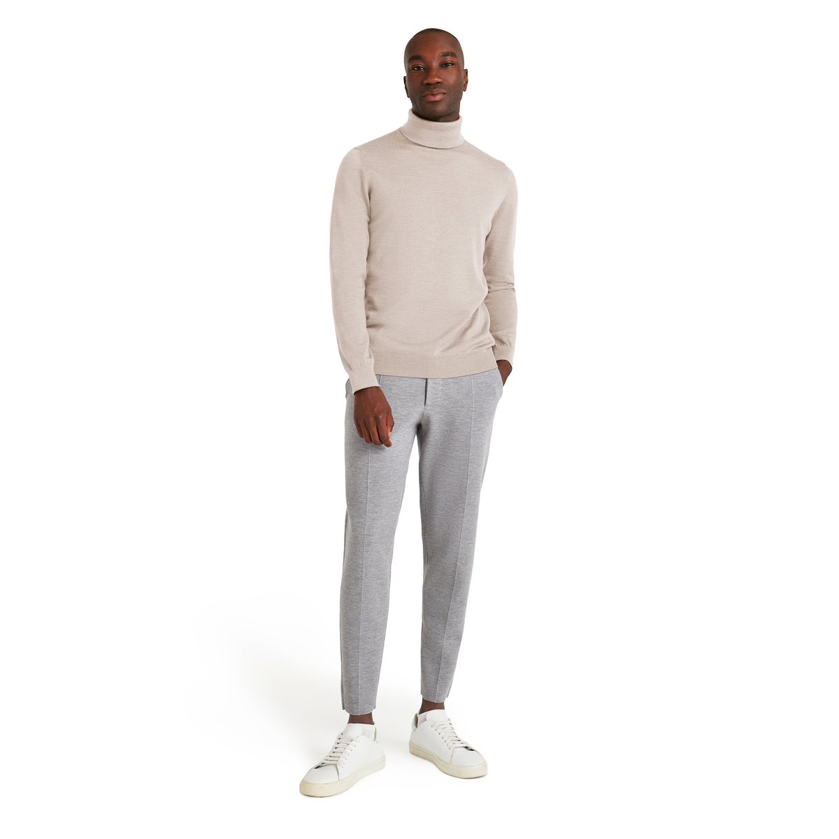 Pull-over Pure Merino Wool beige, FALKE