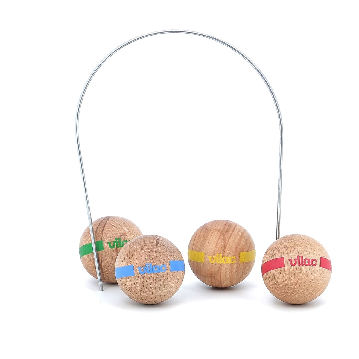 Croquet famille 2 adultes et 3 enfants bleu, VILAC